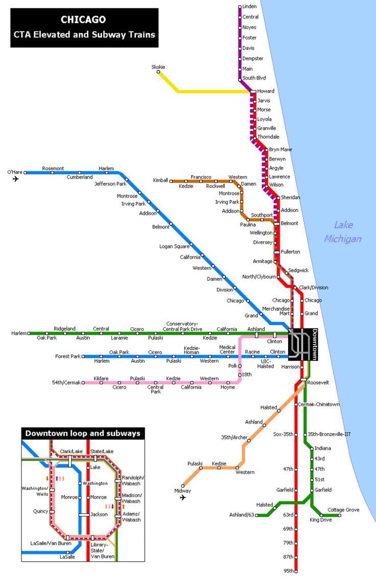 แผนที่ของตำรวจนครบาชิคาโก