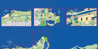 แผนที่ของชิคาโกนชายหาด
