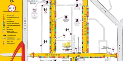 แผนที่ของเก่าของเมืองชิคาโก้